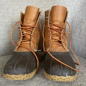 L.L. Bean Boots, 8”. Size 9. Worn in.